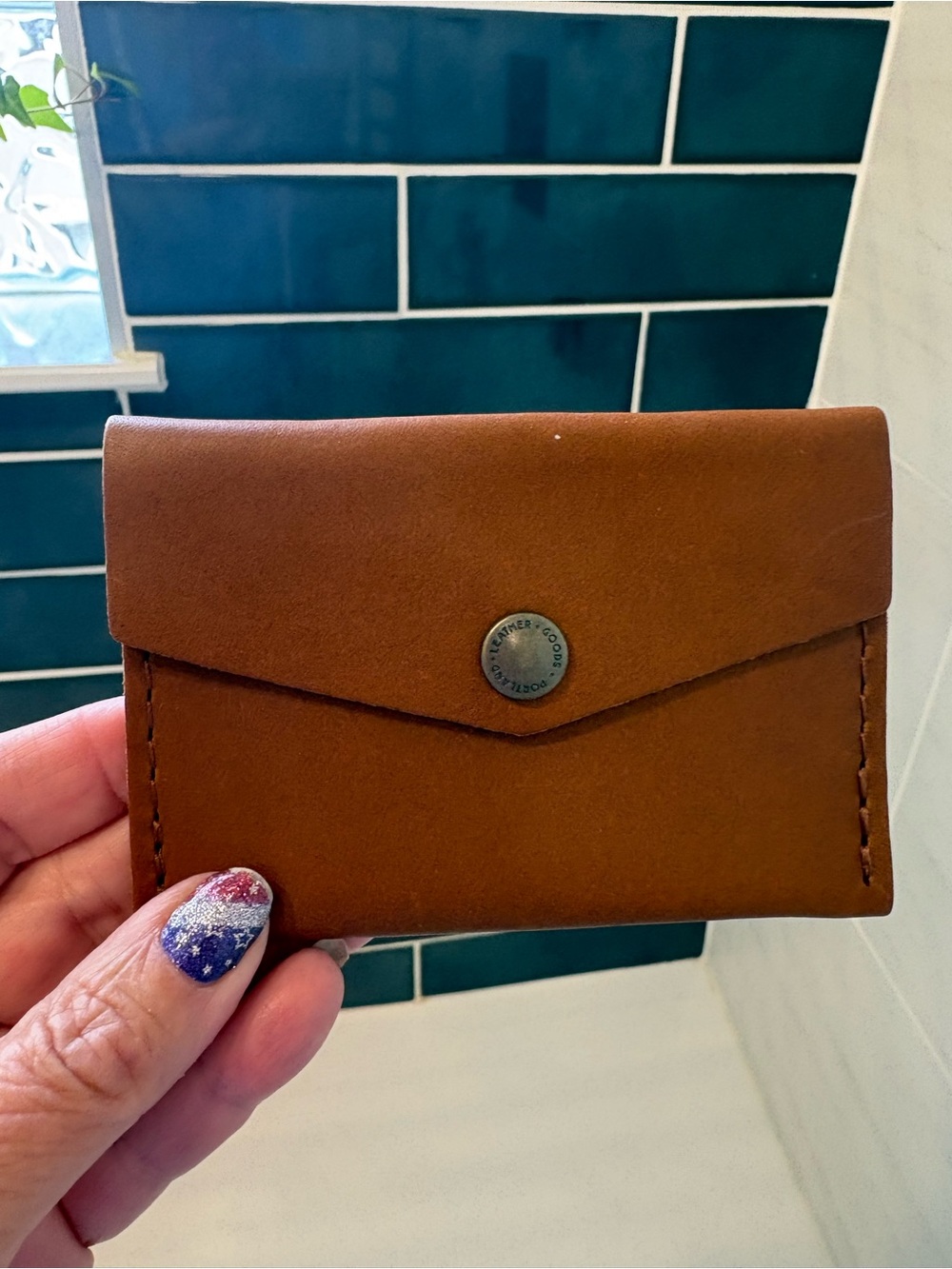 Portland Leather Goods Envelope Wallet